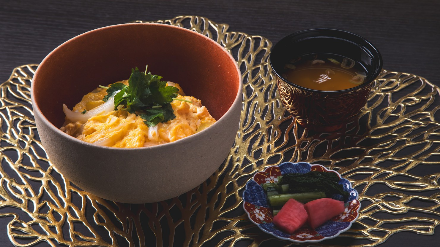 【連泊】選べるご昼食信州福味鶏のふわり親子丼