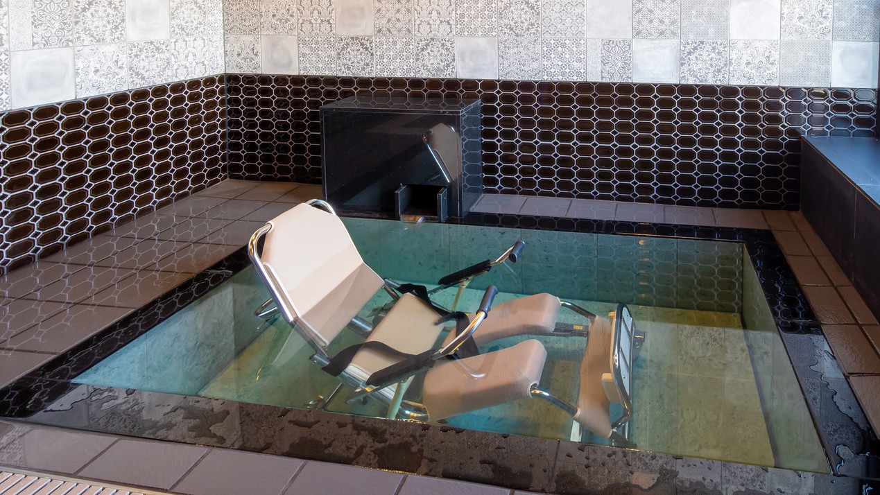 【貸切温泉風呂】車椅子のままご利用可能なバリアフリー