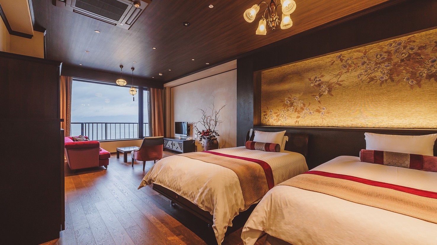 美湖の雫露天風呂付セミスイート【湖眺望5階】