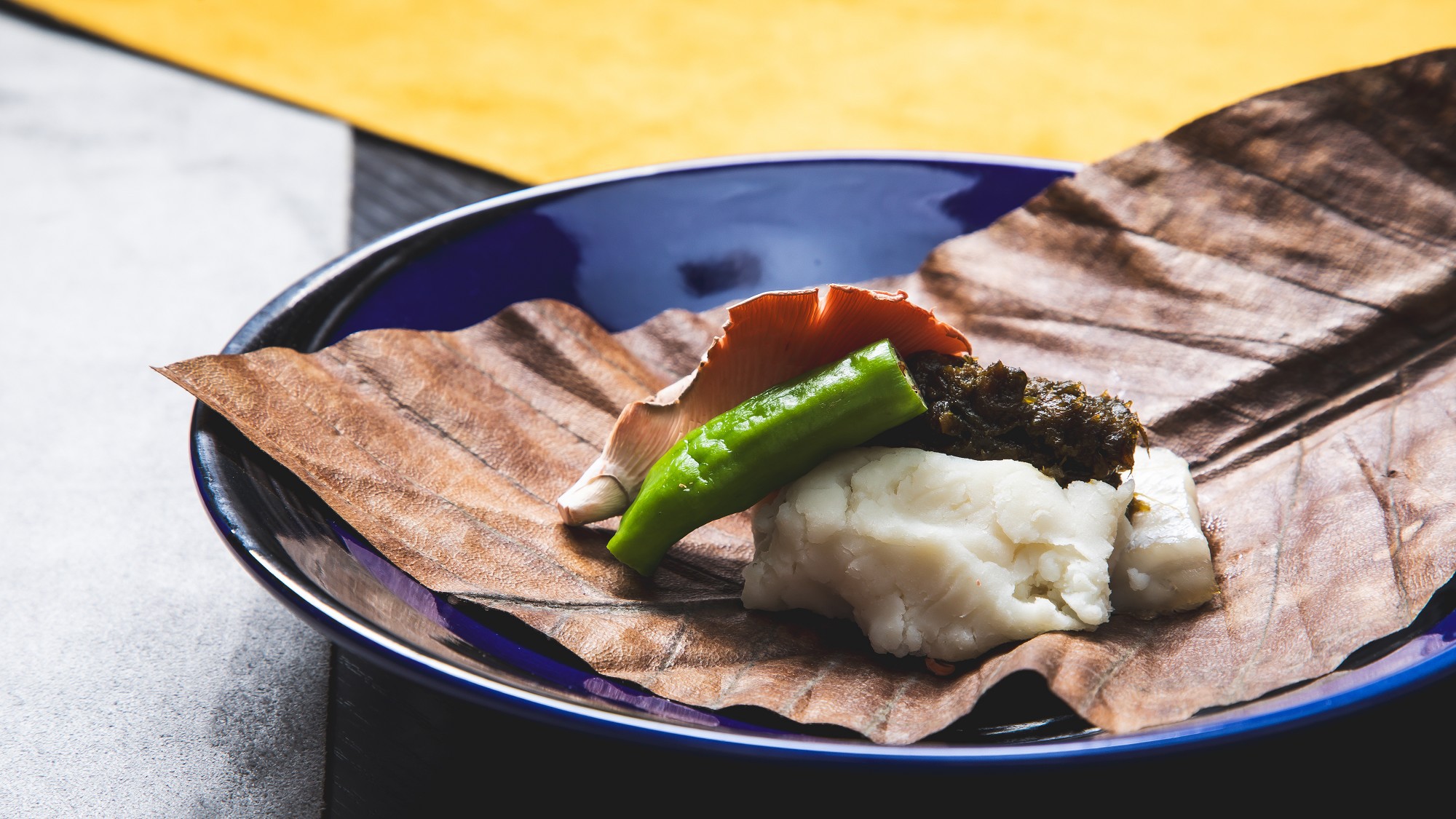 【美湖膳】2025春献立《焼物》桜鯛と蕗味噌マッシュ