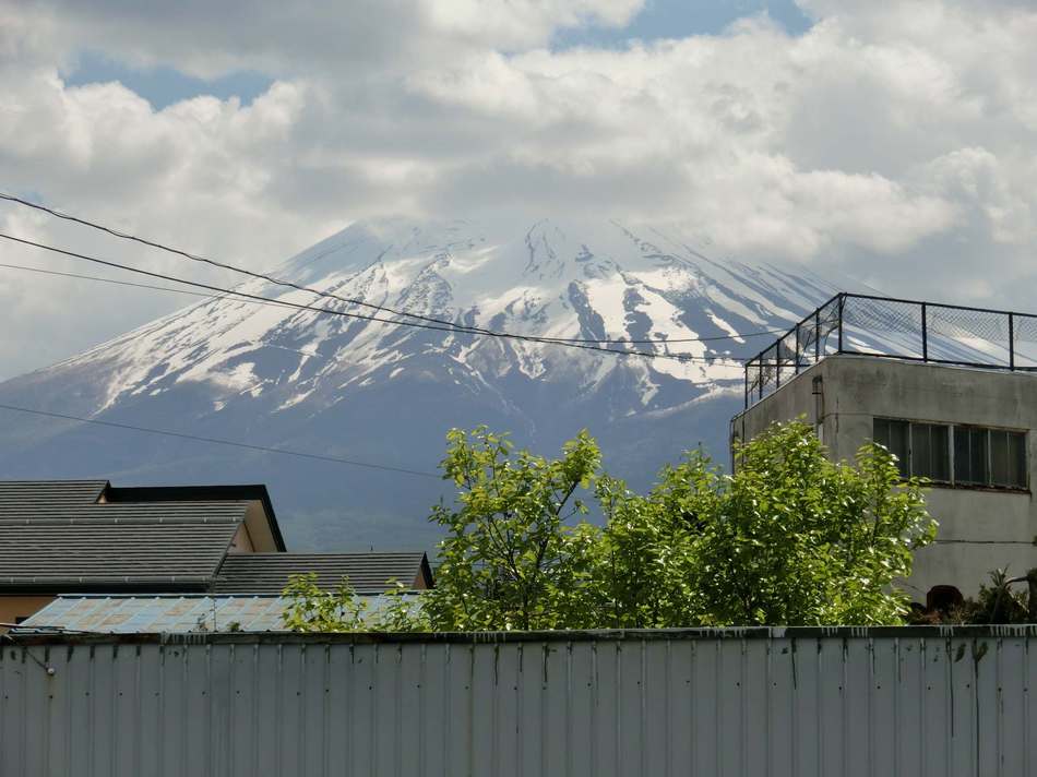 View Of Mt Fuji From The Smoking Area