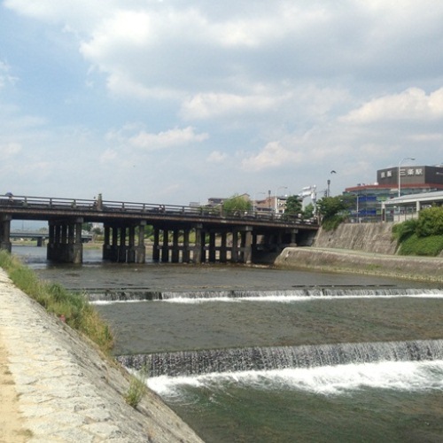 ホテルから徒歩3分鴨川