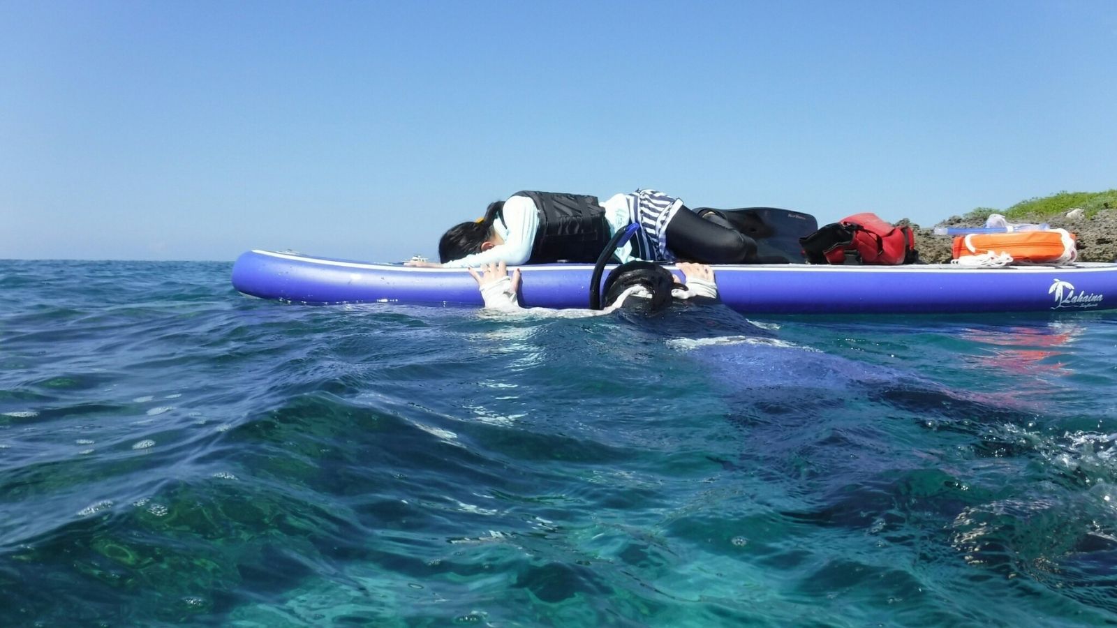 伊良部島の海で幻想のアンダーウォーター体験