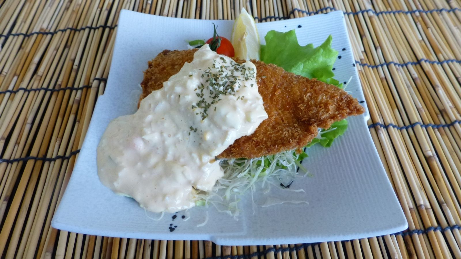 島魚のフライ タルタルソース添え