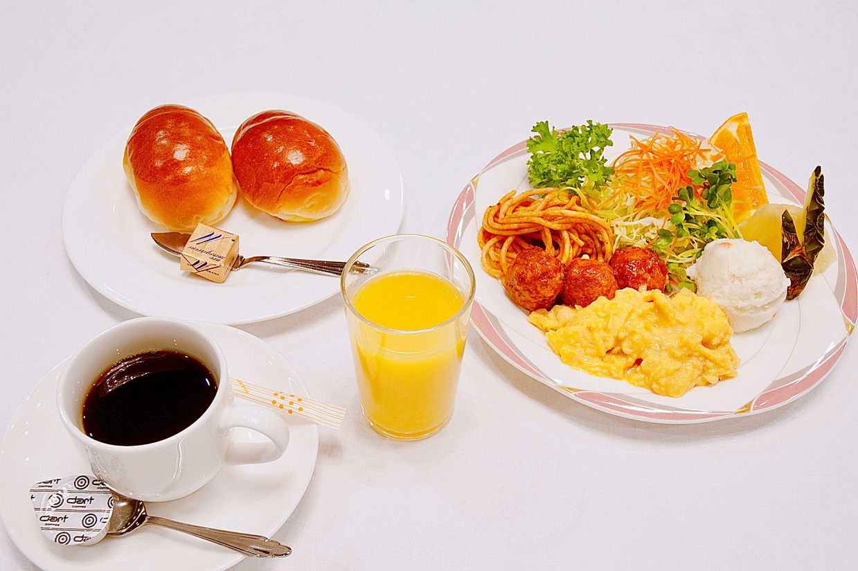 朝食バイキング洋食盛り付け例