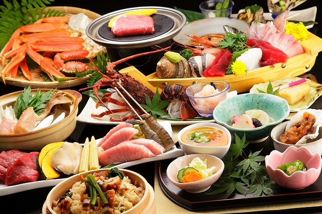 ランクアッププランのご夕食