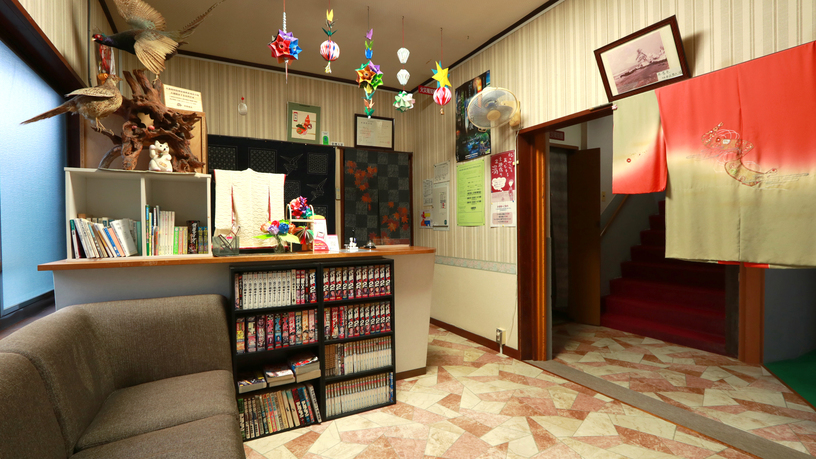 【フロント】ご到着されましたらこちらでチェックイン等をお済みの後お部屋にご案内致します。