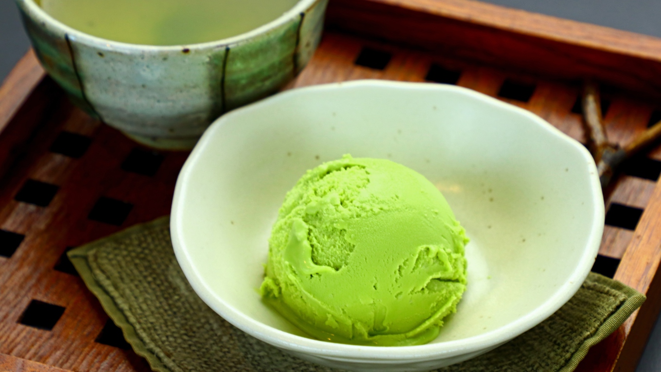 【夕食】デザートのアイスクリーム