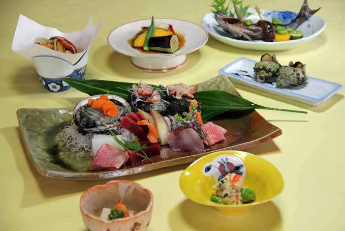 【ご夕食一例】・・・天然地魚お造り盛り合わせプラン