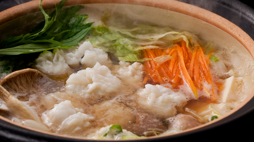 淡路産玉ねぎと割り下で煮込む“;鱧すき鍋”;は淡路島の郷土料理として有名料理イメージ