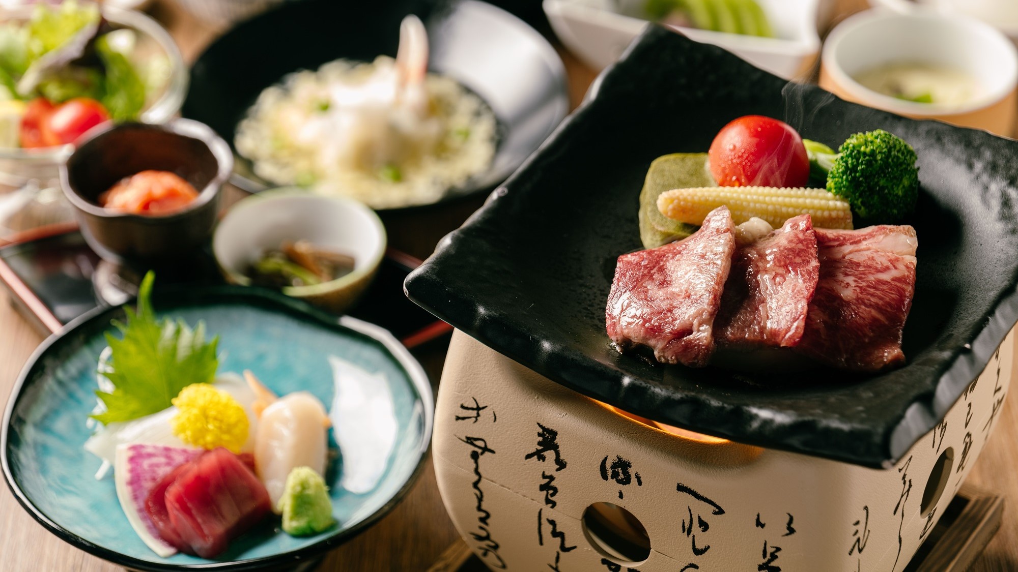 【1泊2食】「日本料理うなぎ松前」で和食を愉しむ　道産牛陶板焼き御膳を堪能！