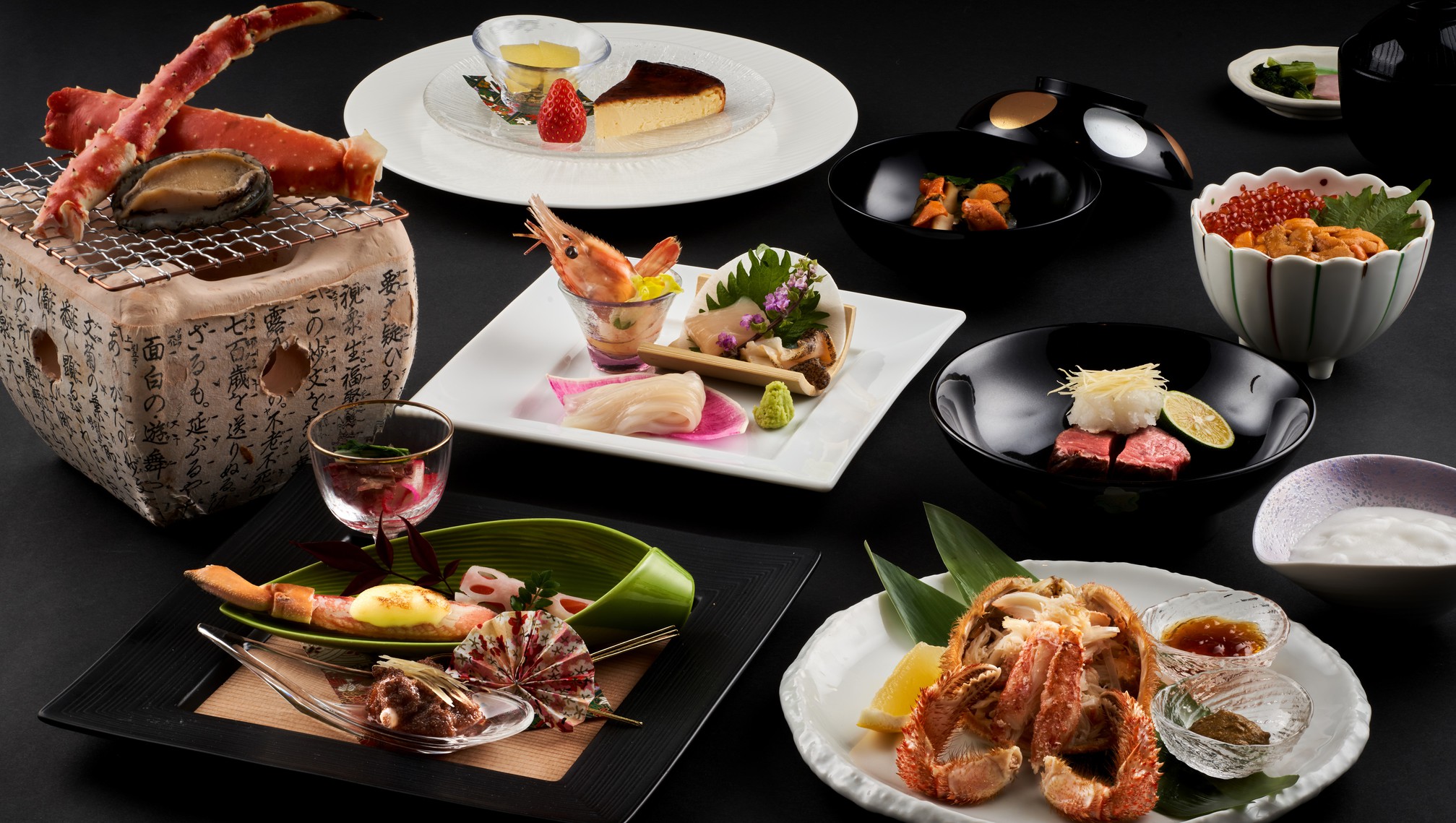【東館２階】日本料理「松前」ディナーイメージ特選会席海鮮づくし
