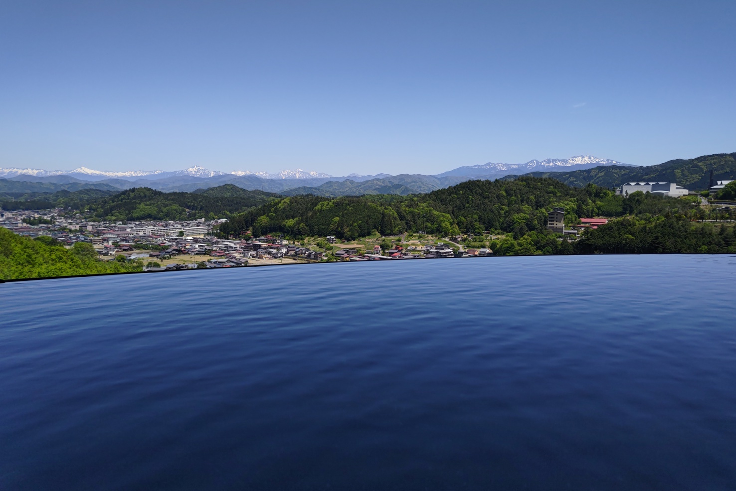 2024年5月10日の天望の湯からの風景