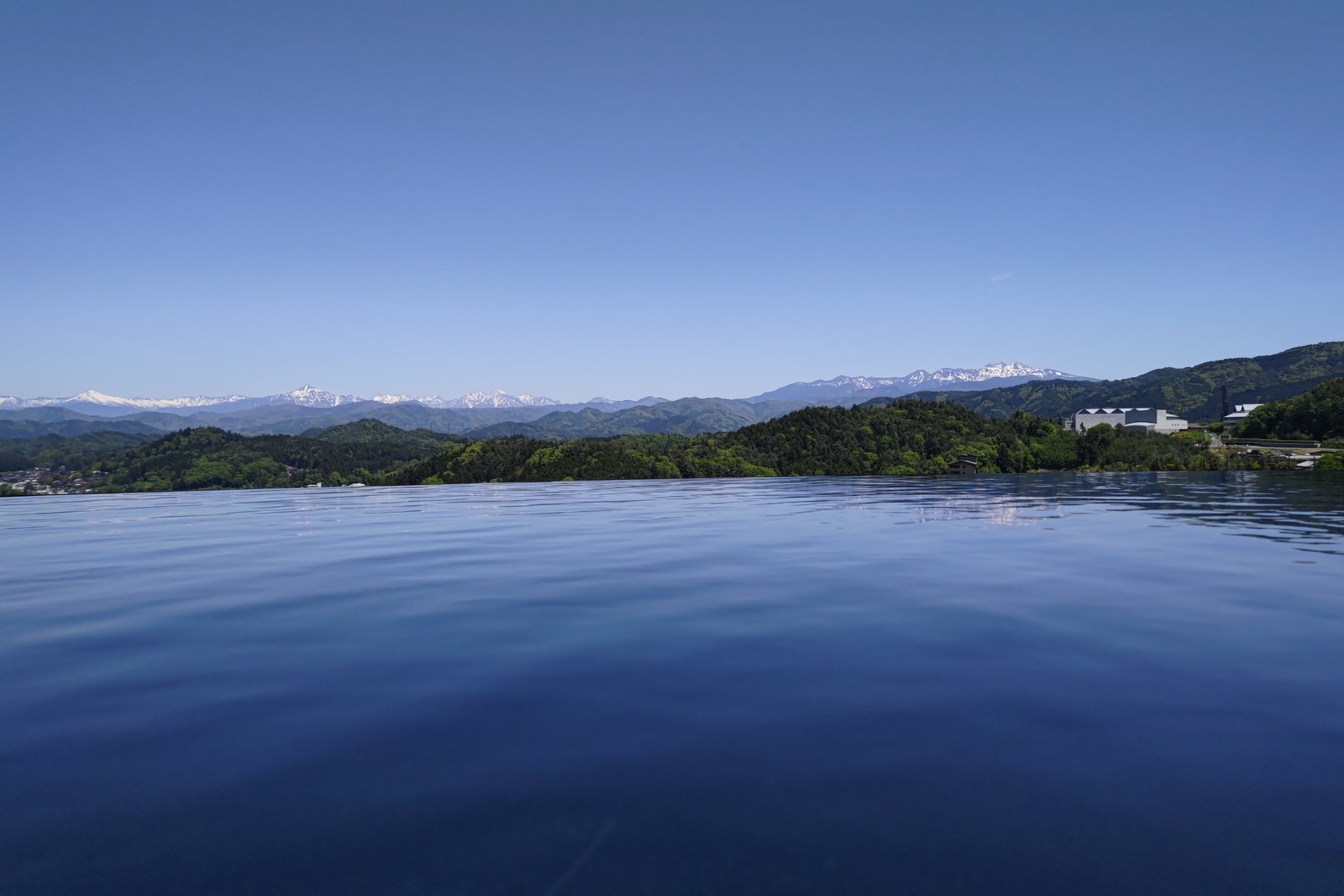 2024年5月10日の天望の湯からの風景