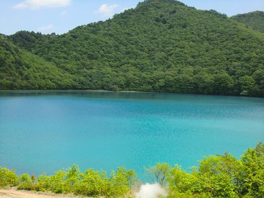 日本一の酸性湖潟沼
