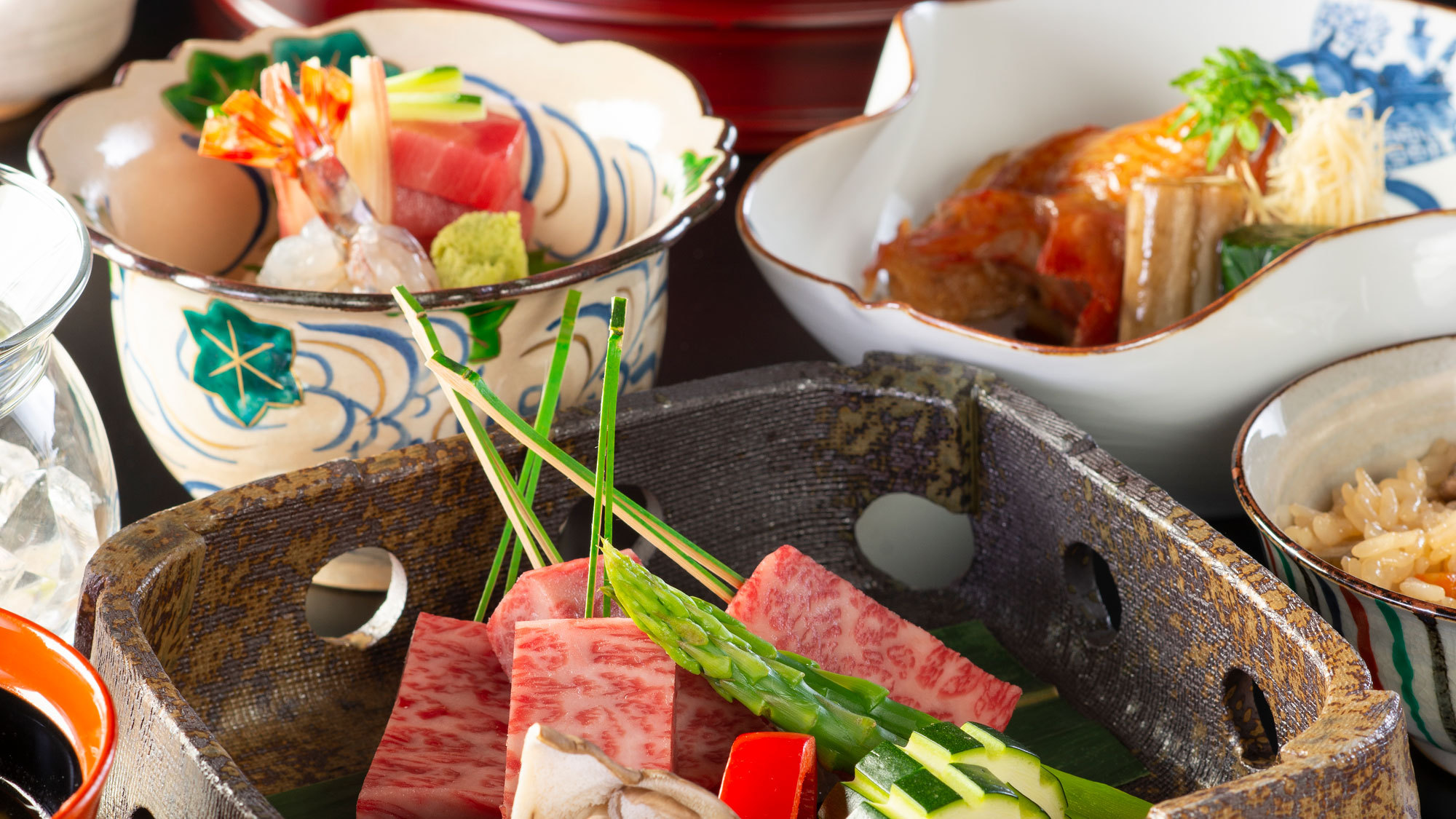 【至福の佳松園会席】本物であり新しい、一箸ごとに笑みがこぼれる日本料理のおもてなし　客室三間タイプ