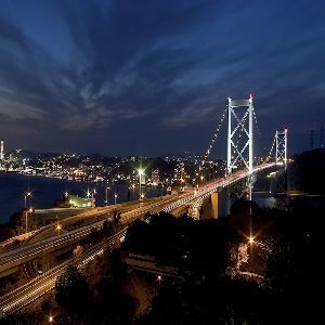 【門司港】関門橋（夜）（お車で30分）