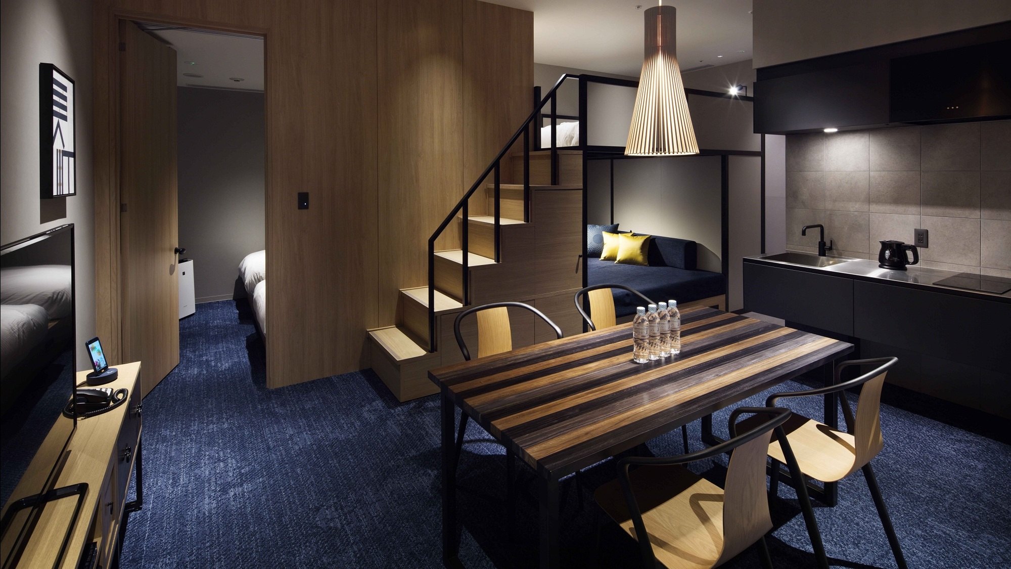 スカイバンクベッドルーム｜こだわりのインテリアと洗練されたデザインが魅力の客室です。