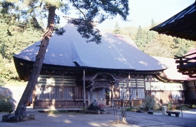 野沢菜発祥の寺「健命寺」本堂