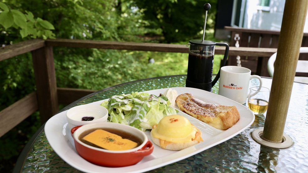 【朝食】軽井沢で人気の「エロイーズカフェ」のワンプレート朝食