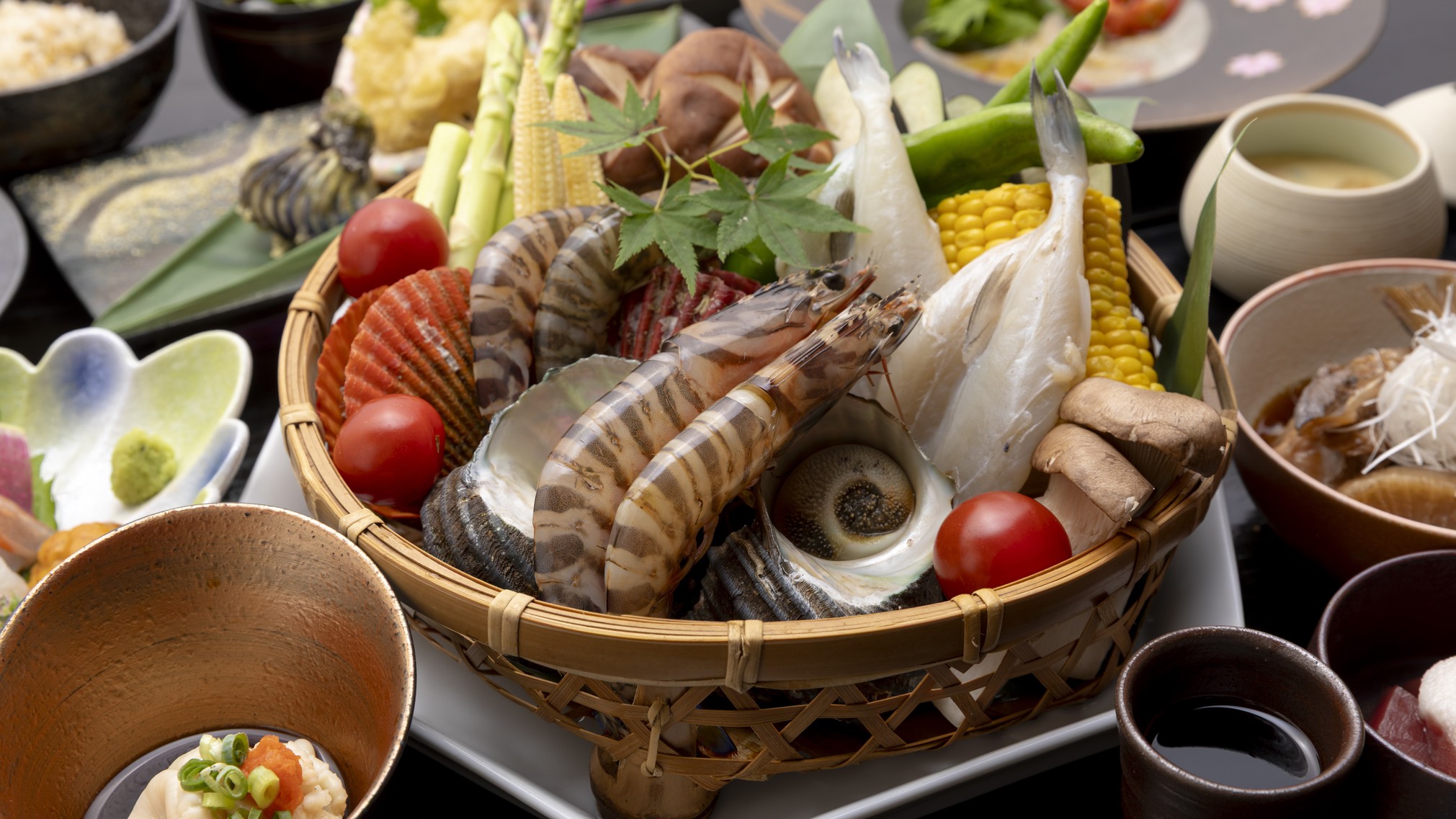 海鮮焼きプラン「郷土の海鮮盛り合わせ」