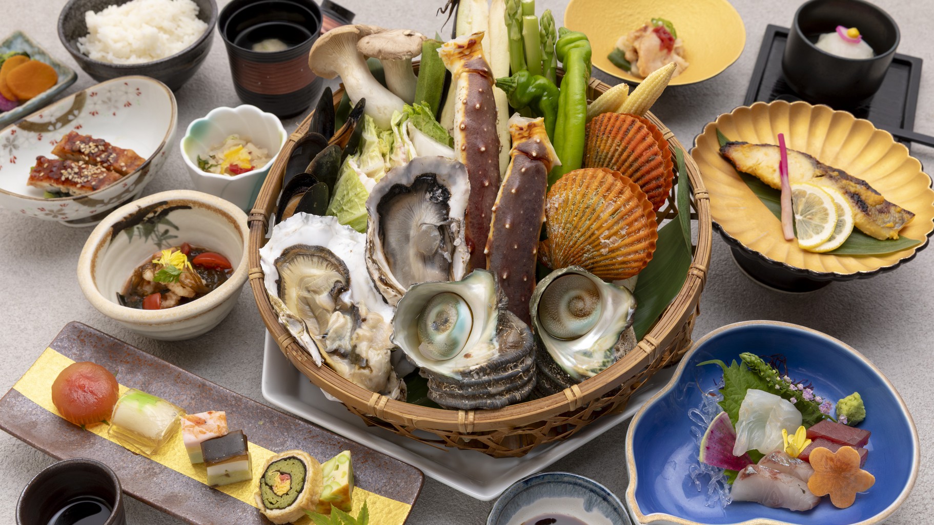 タラバガニ入りプレミアム地獄蒸しプラン