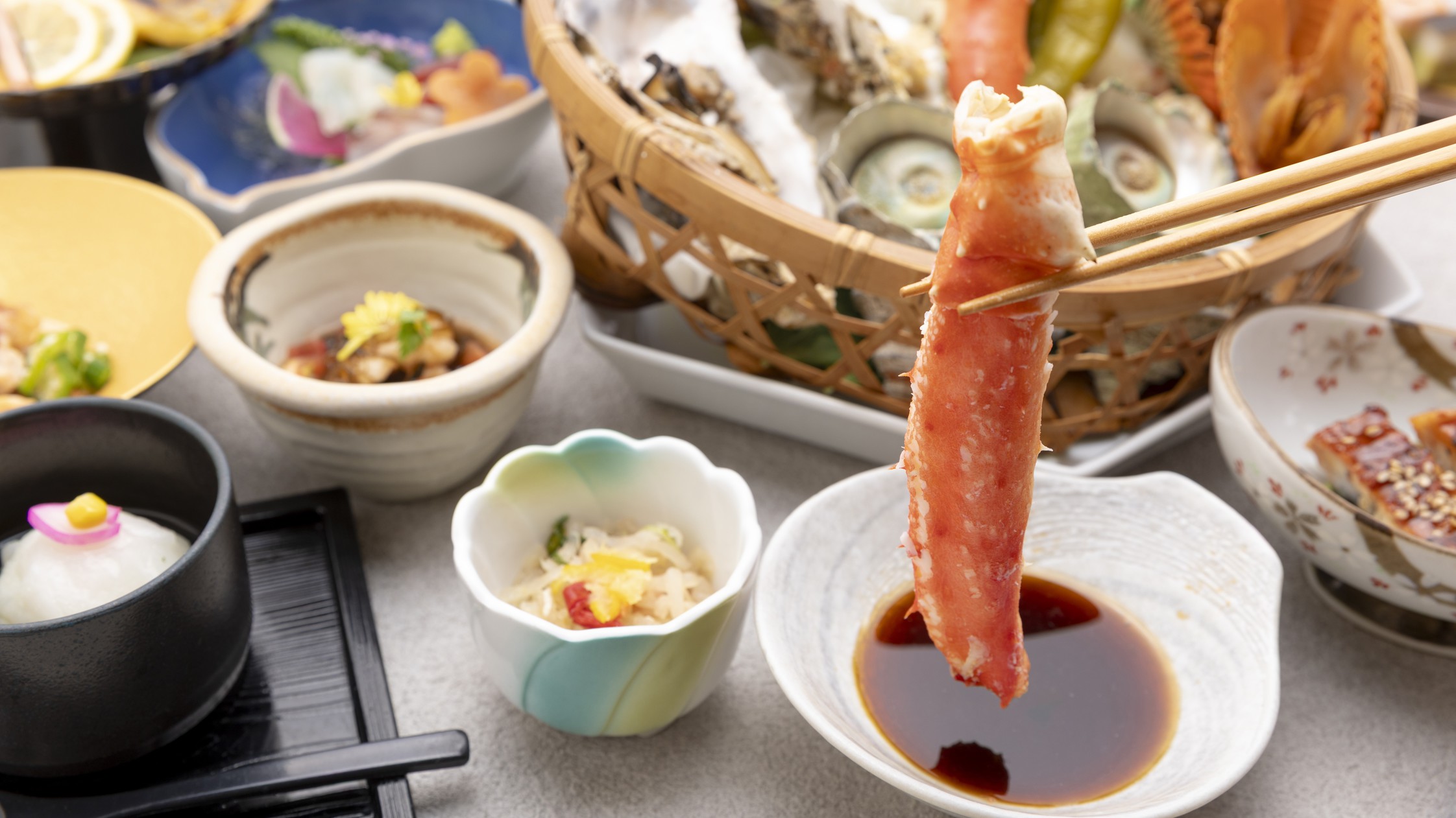 タラバガニ入りプレミアム地獄蒸しプラン