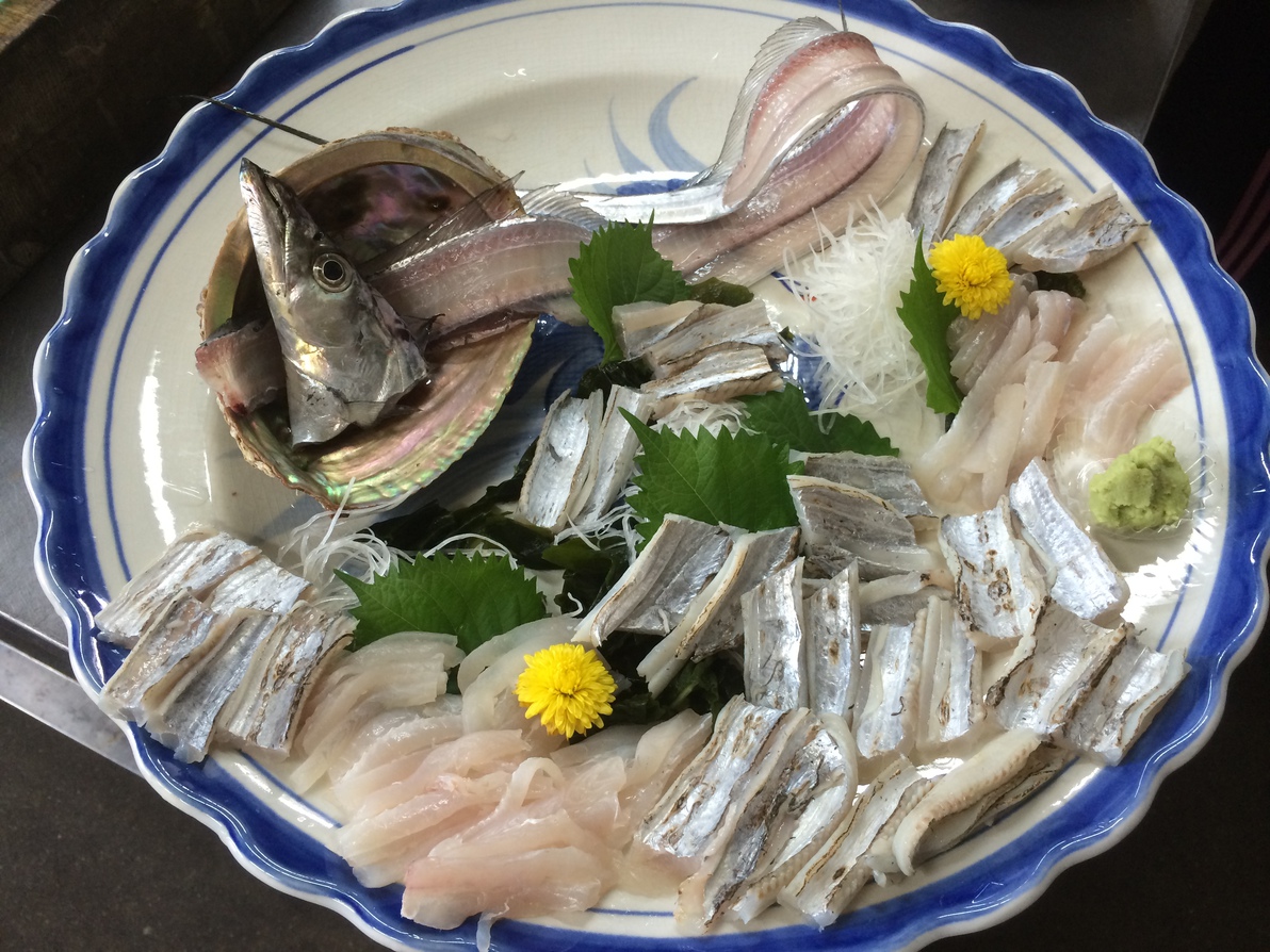 釣った魚定食¥１６５０，