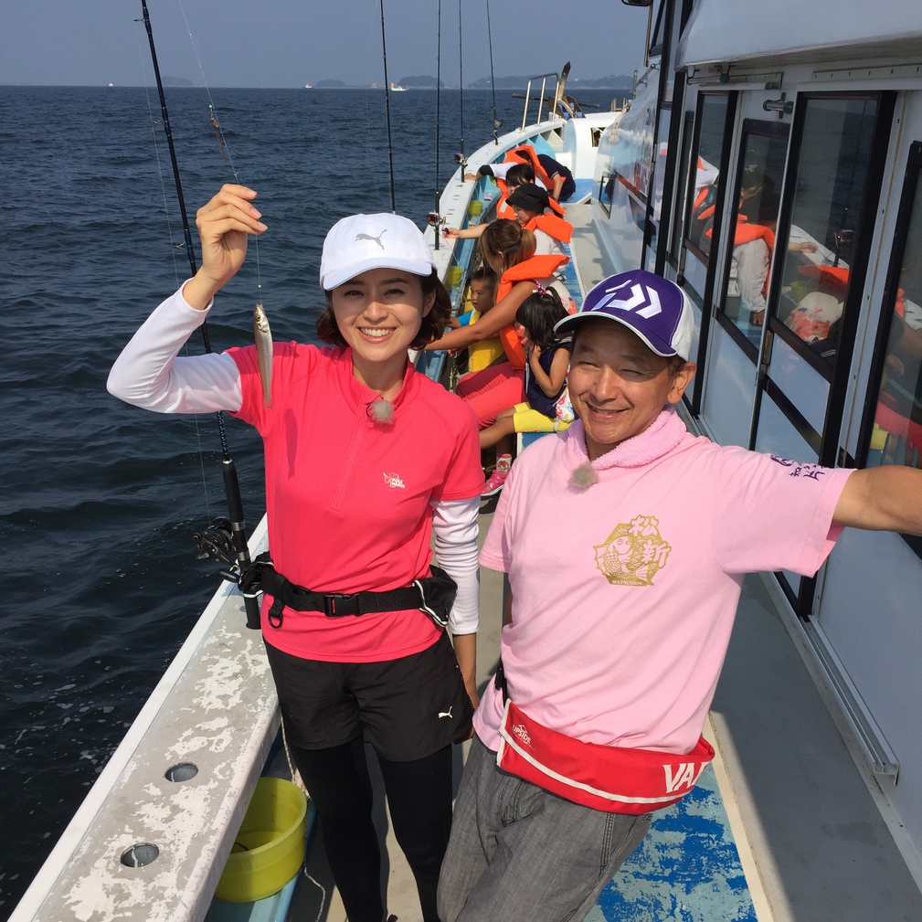 鈴木ちなみさん船釣りに挑戦！