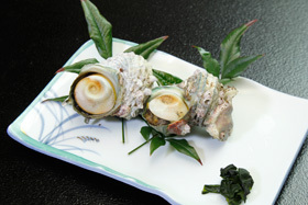 サザエ焼き