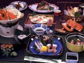日本海の新鮮な魚を使った料理