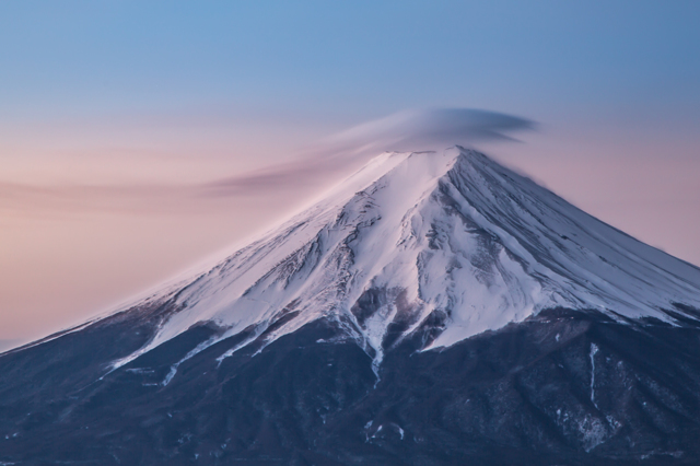 世界遺産の富士山