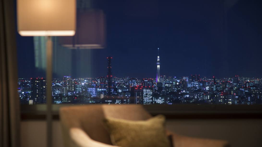 東側のお部屋からの夜景イメージ