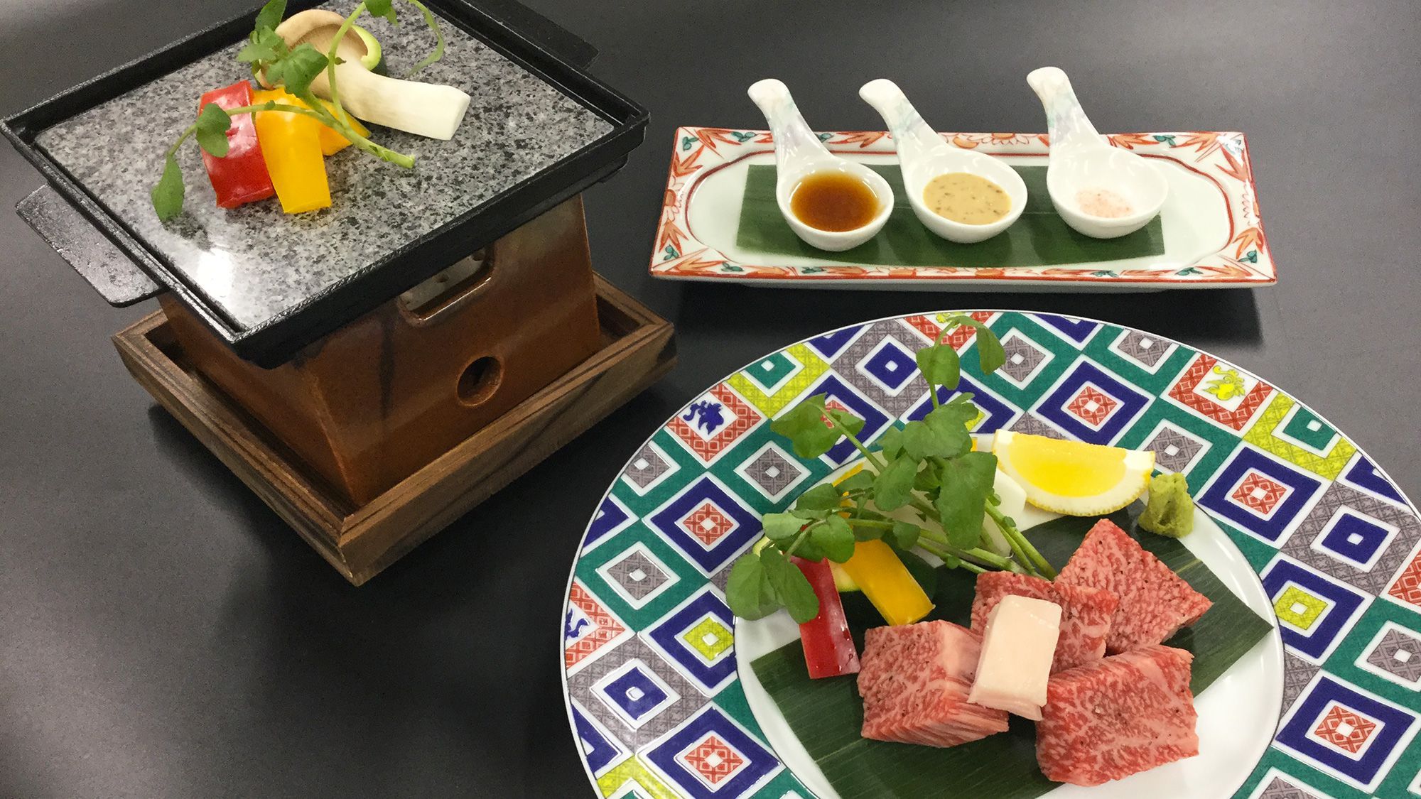 【6〜8月会席 桜】長崎和牛の鉄板焼