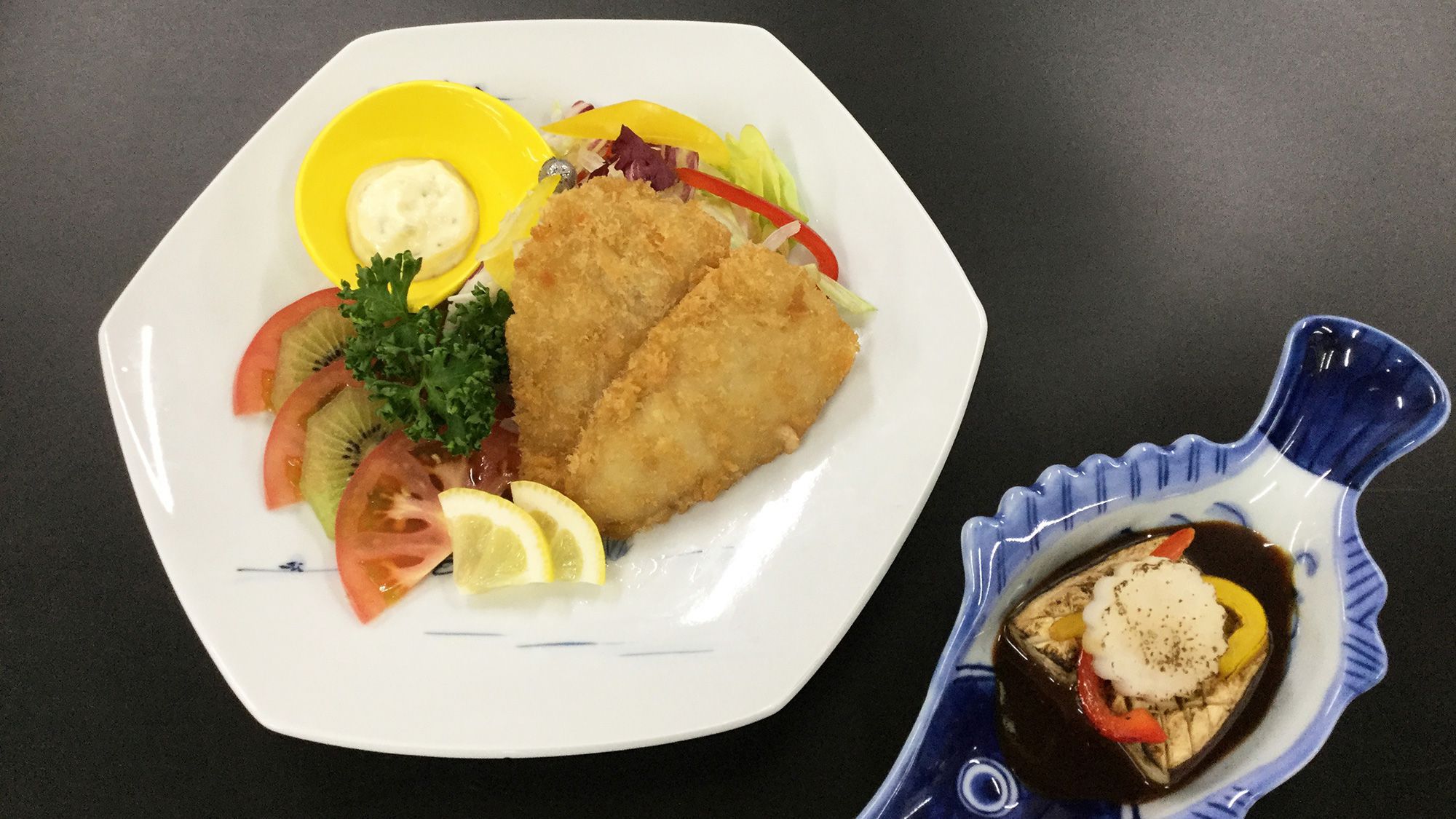 【12〜2月会席 梅松】近海産アジフライ