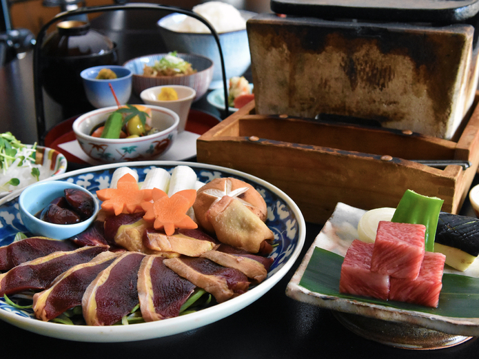 飛騨牛&鴨鉄板焼きイメージ