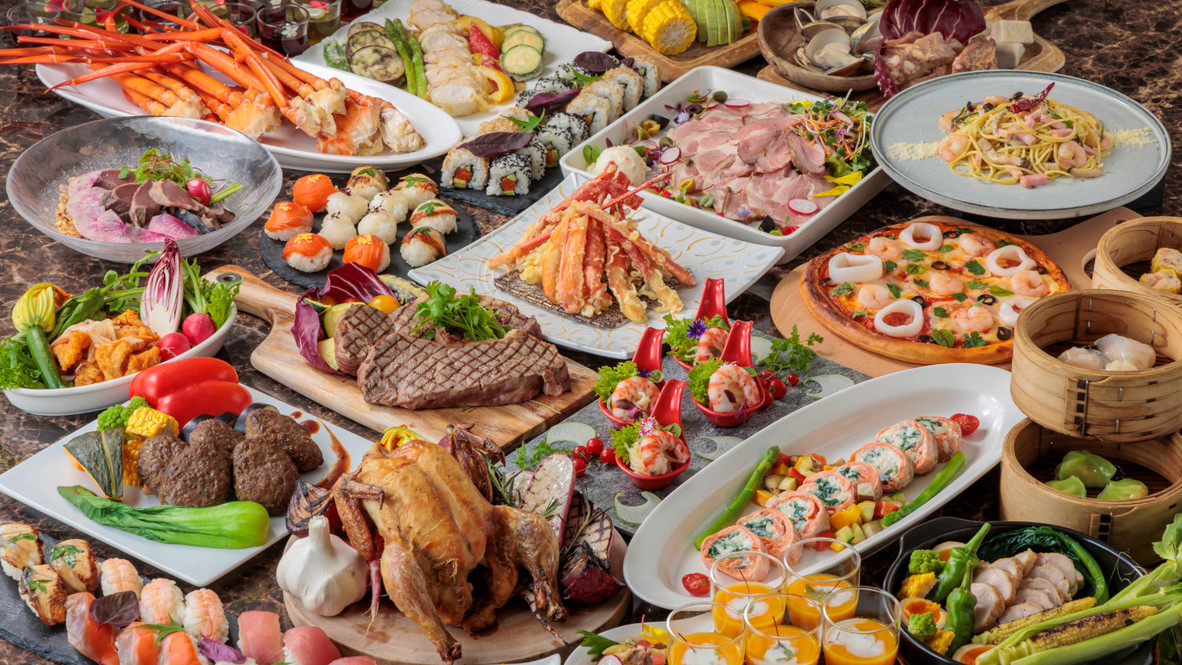 【CROSS TIME CROSS BE】8月・9月ディナービュッフェ料理イメージ