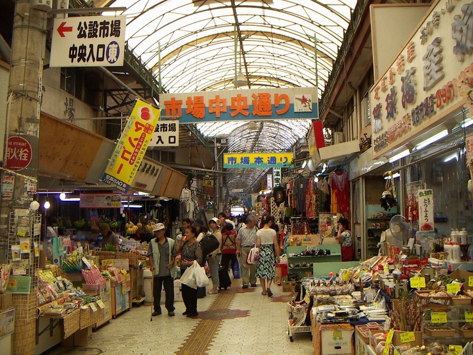 アーケード商店街公設市場