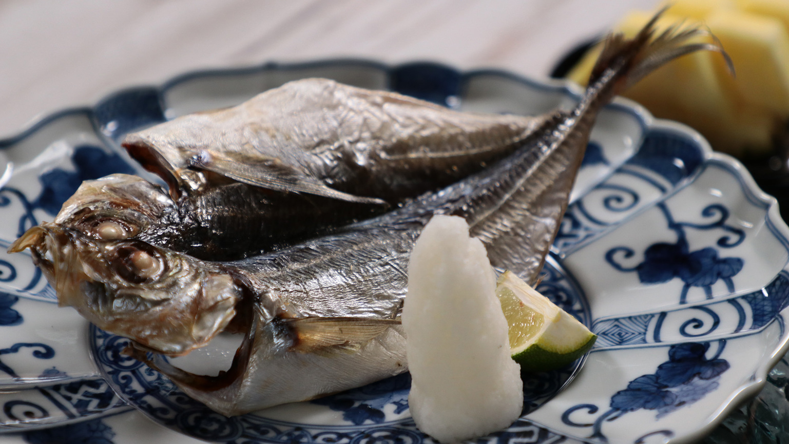 【料理】焼き魚当館のこだわりの和朝食メニューの一例*