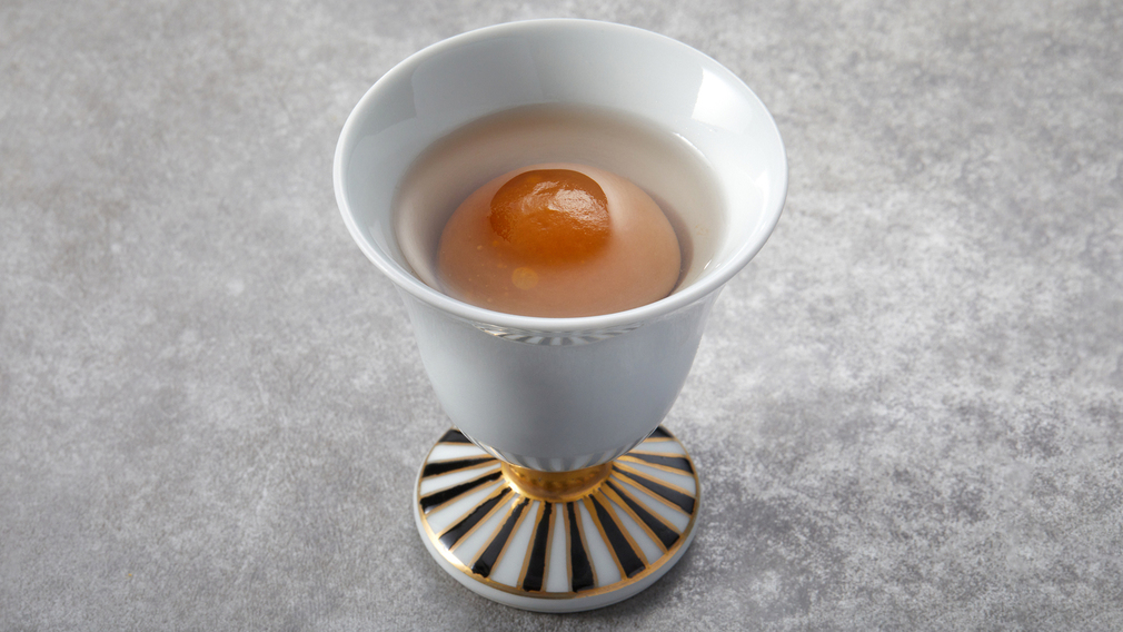 #青梅の翡翠煮