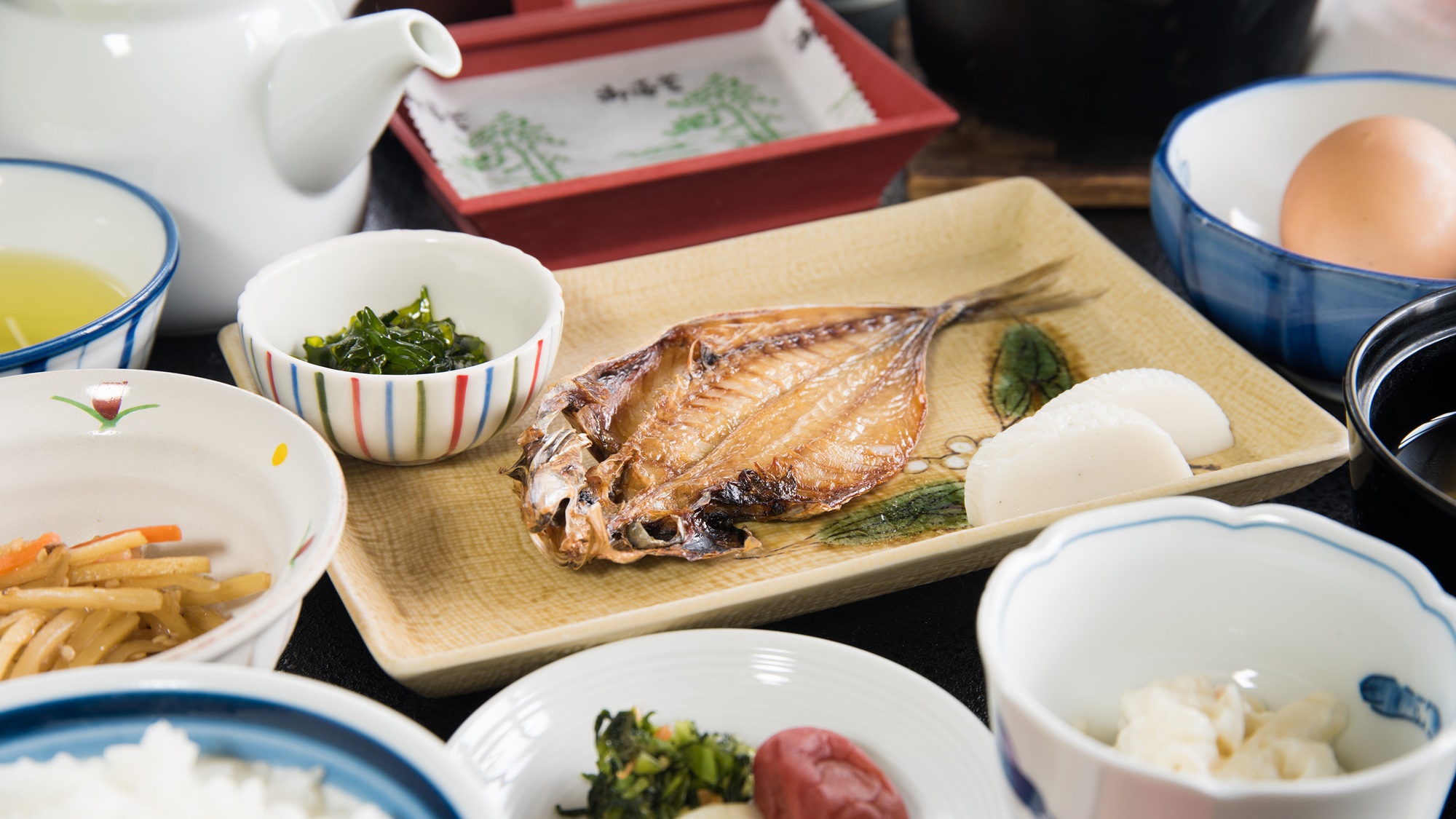 *【朝食-焼き魚-】下関ならではの、脂ののったお魚をお召し上がりください。
