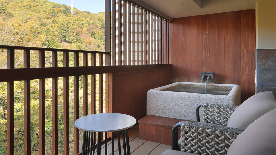 【令和5年12月OPEN】露天風呂付和洋室「楪の間」