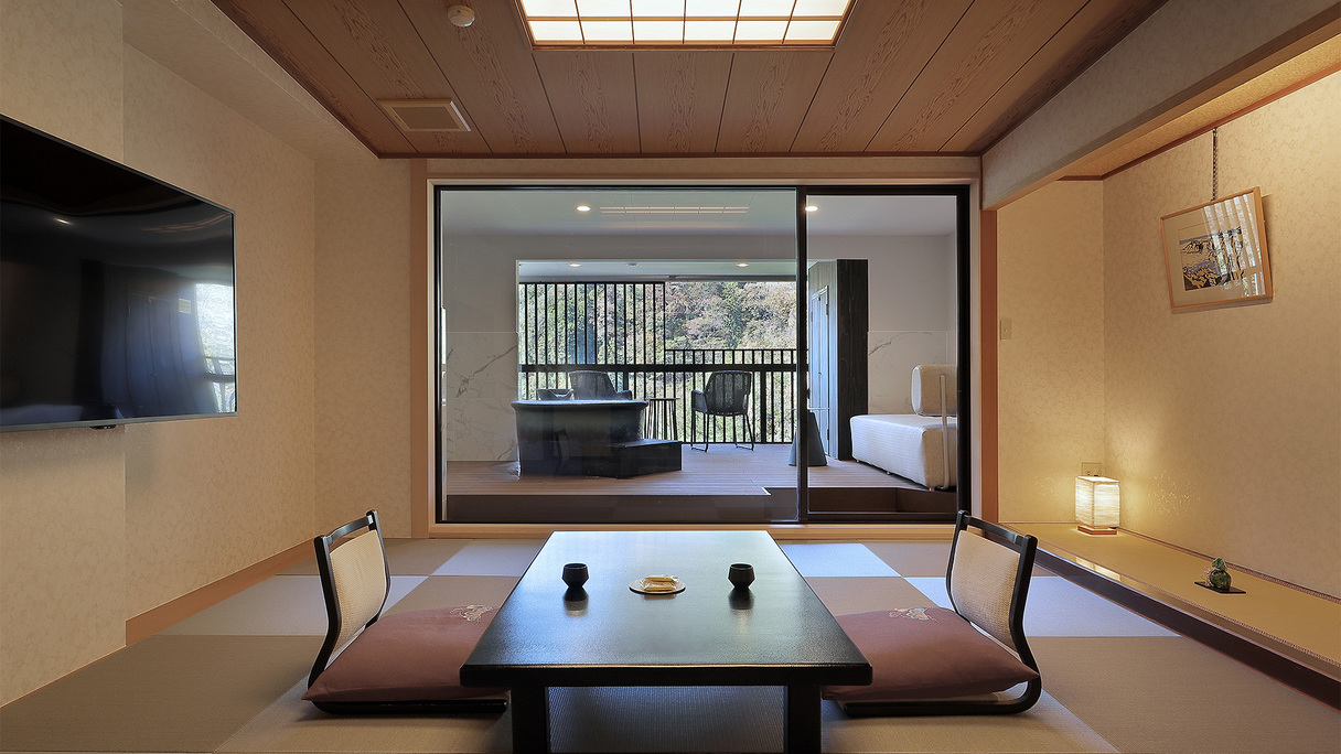 【令和5年12月OPEN】露天風呂付和洋室「橙の間」