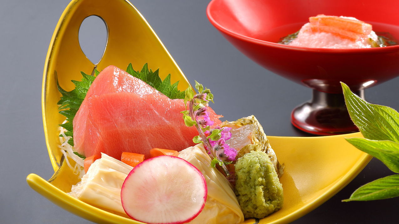 【ご夕食】お料理一例（お造り）