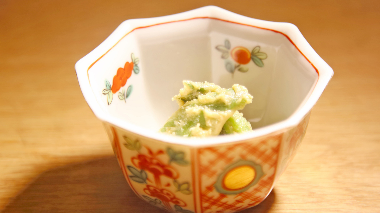*お食事一例：旬の信州野菜の小鉢