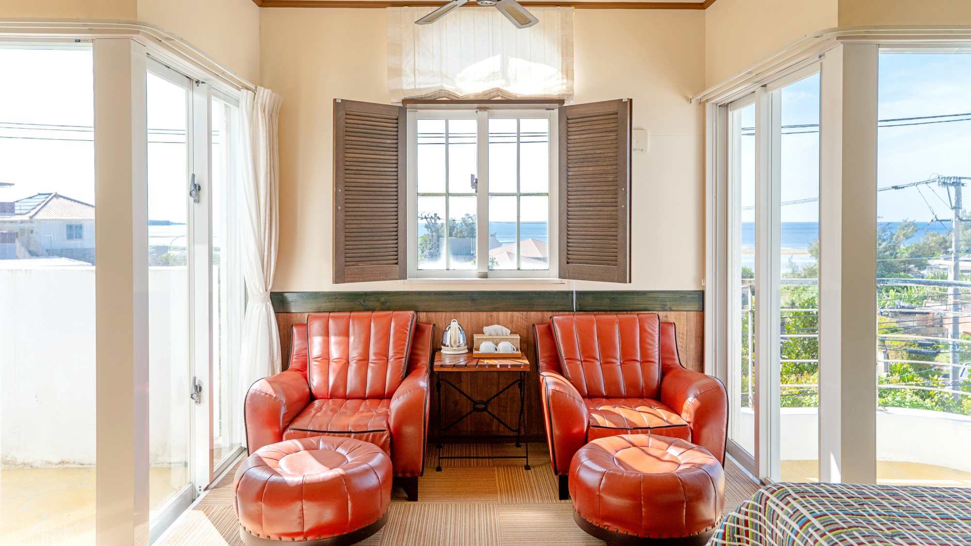 *【客室 空Sora】オーシャンビューが魅力の開放的な客室。