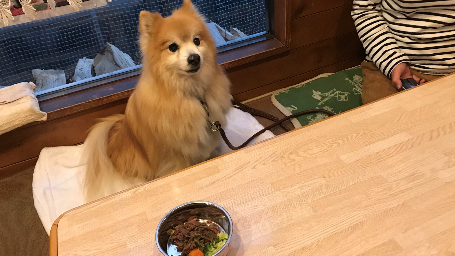 今日は睦も一緒にお食事