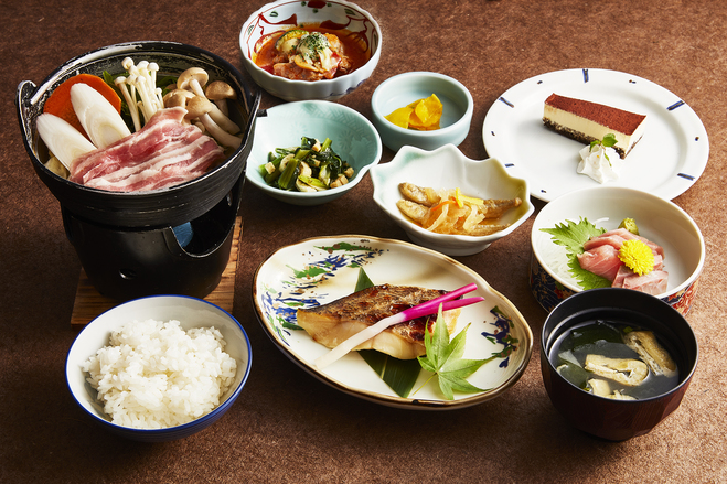 夕食・創作和食料理（一例）