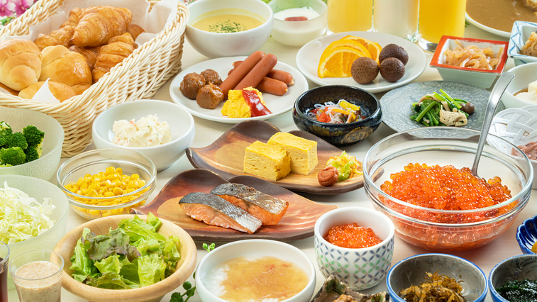 ＜朝食ビュッフェ＞和食・洋食、どんな朝のスタイルにも寄り添う“;とびっきり美味しい朝”;をお届け♪