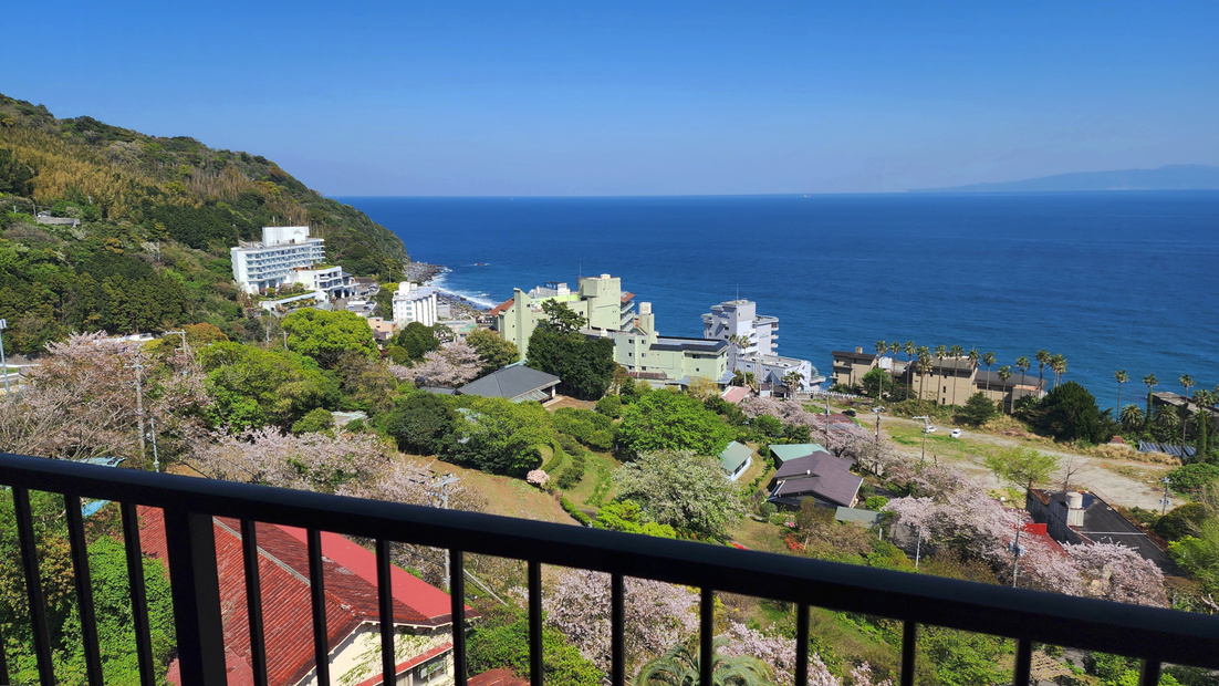 海側客室眺望一例